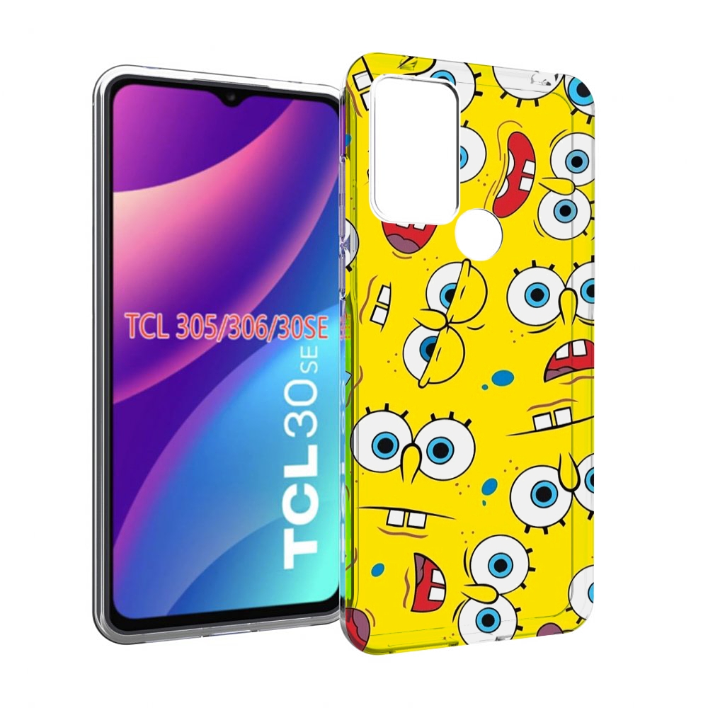 

Чехол MyPads много-спанч-боба для TCL 30SE/305/306/30E, Tocco