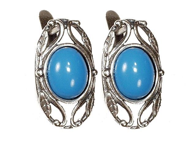 

Серьги Jenavi b36431b0 бирюза, b36431b0