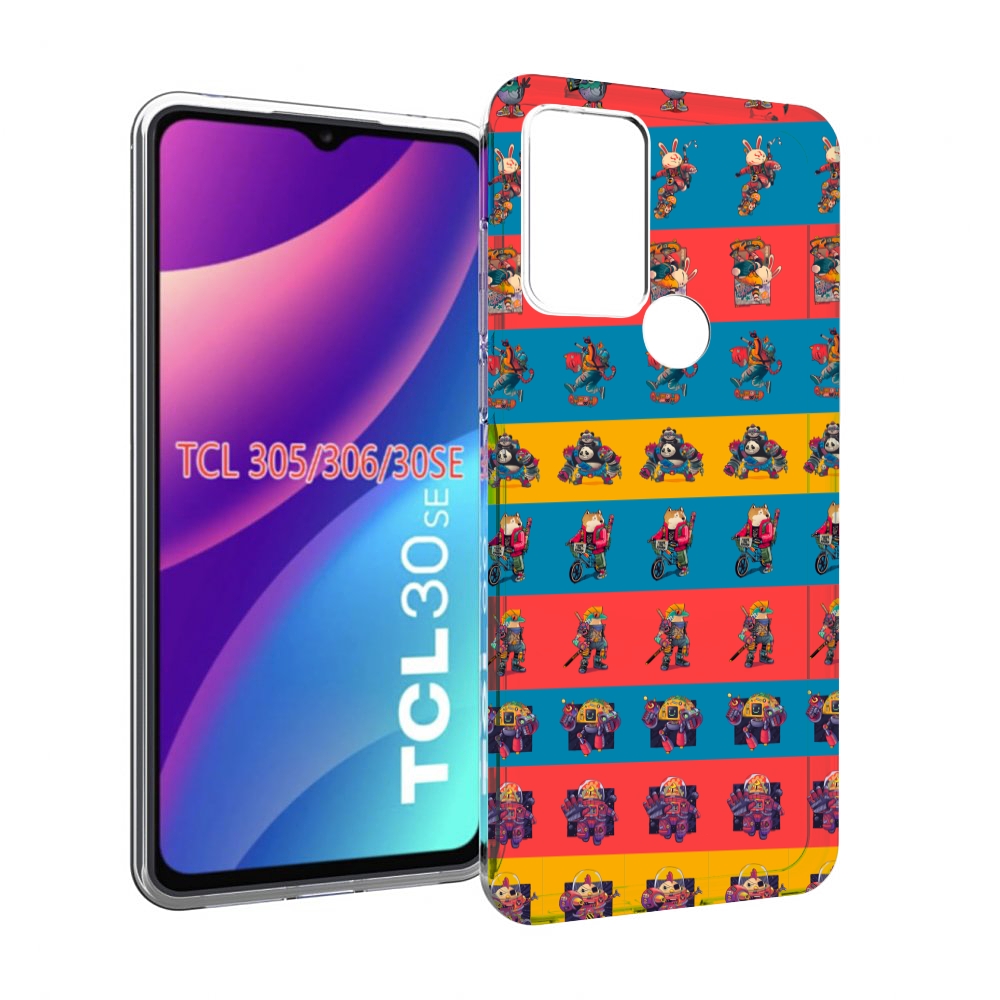 

Чехол MyPads много стикеров для TCL 30SE/305/306/30E, Tocco