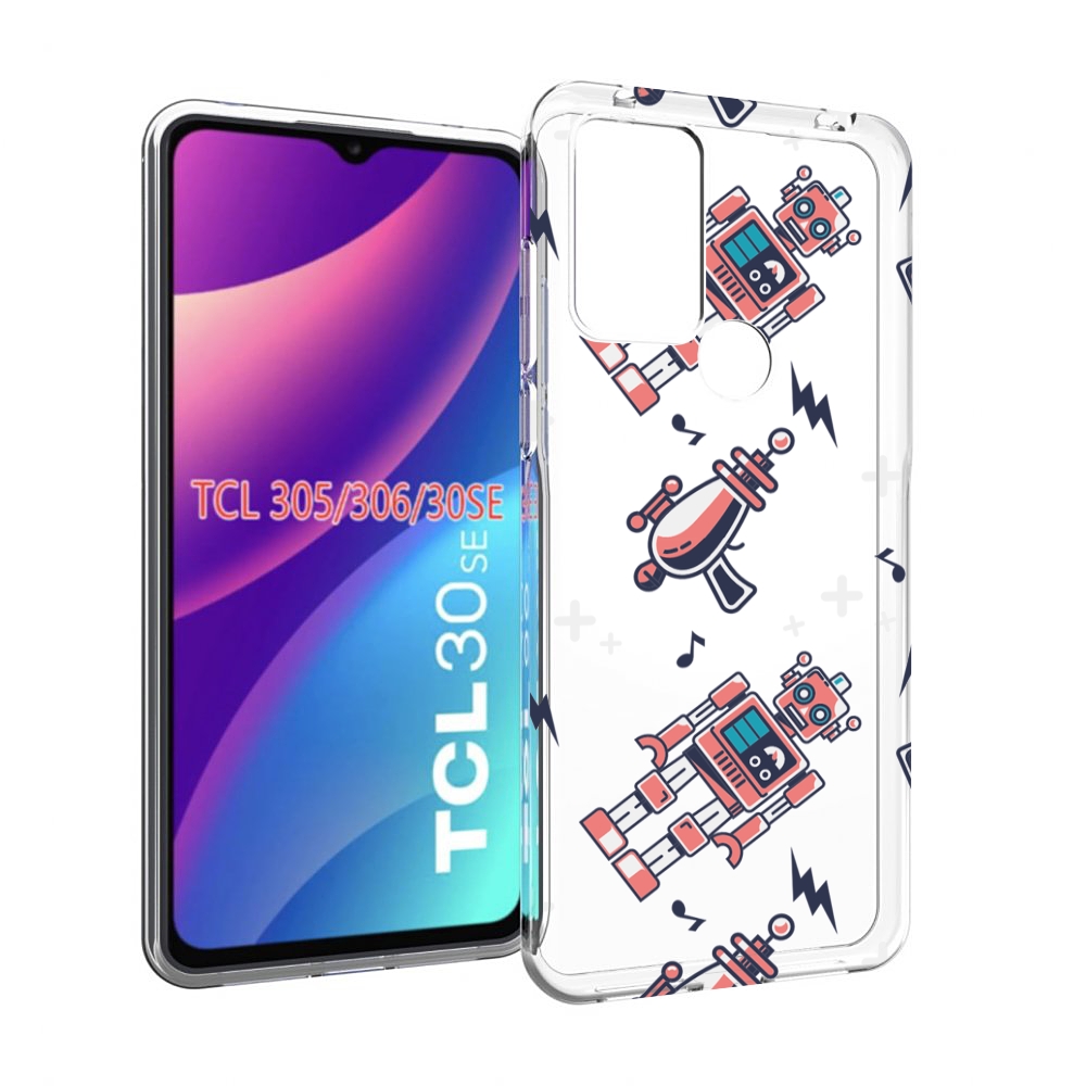

Чехол MyPads мини-роботы для TCL 30SE/305/306/30E, Tocco