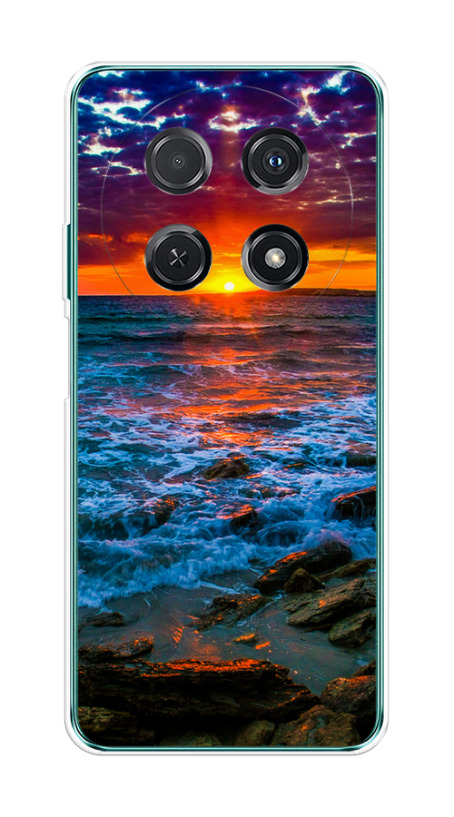 

Чехол на Huawei Nova 12i "Закат 1", Оранжевый;синий, 6123950-1