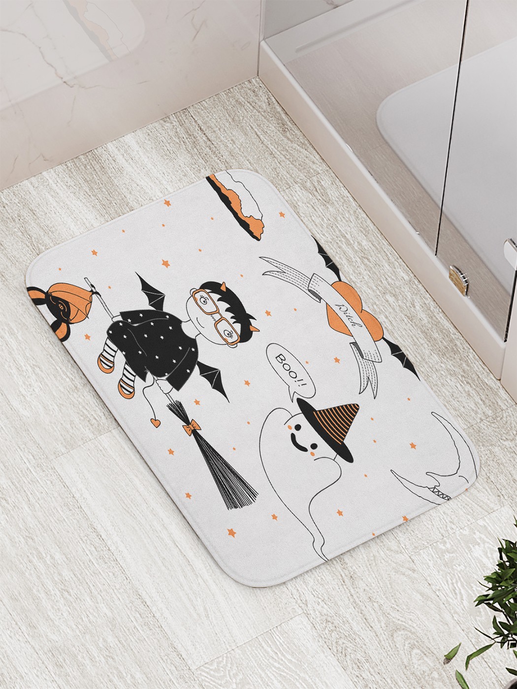 

Коврик противоскользящий для ванной, сауны, бассейна, 77х52 см bath_72507 JoyArty