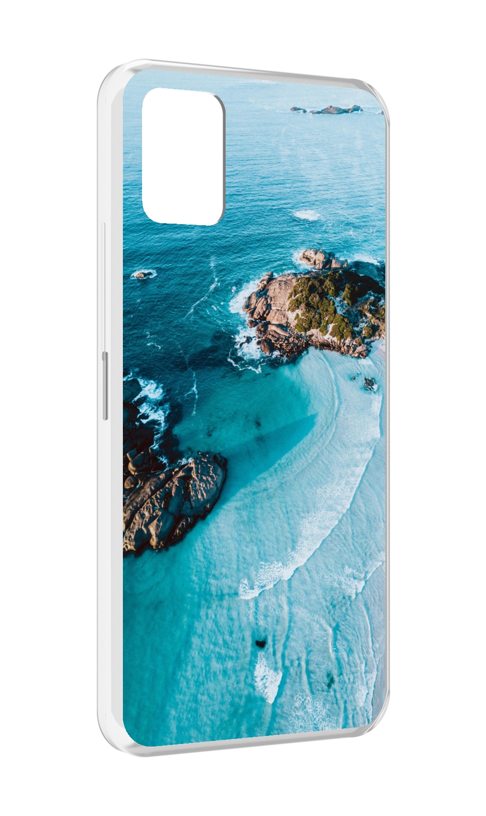 

Чехол MyPads красивый голубой залив для Umidigi Power 5, Прозрачный, Tocco