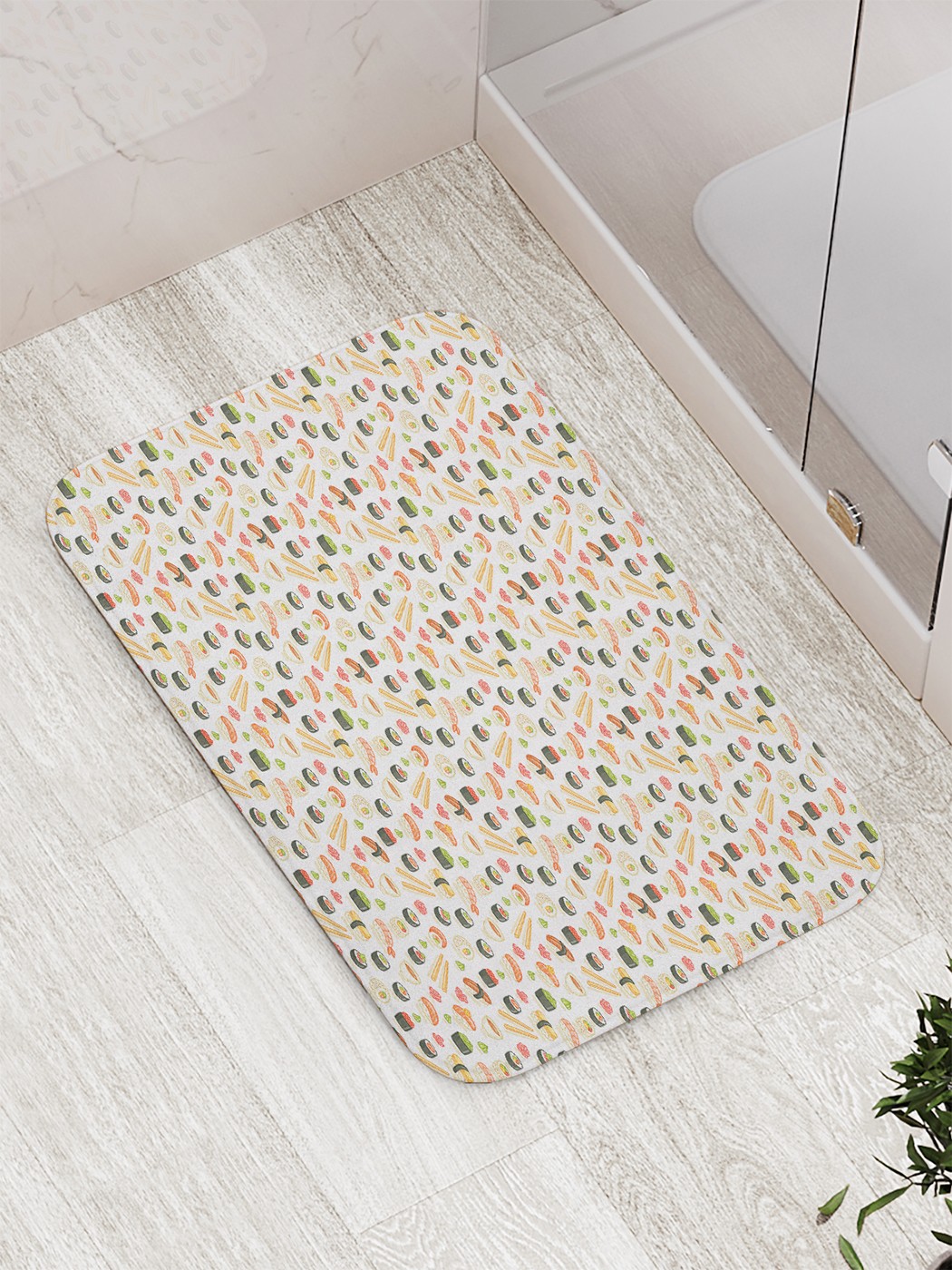 

Коврик противоскользящий для ванной, сауны, бассейна, 77х52 см bath_72462 JoyArty