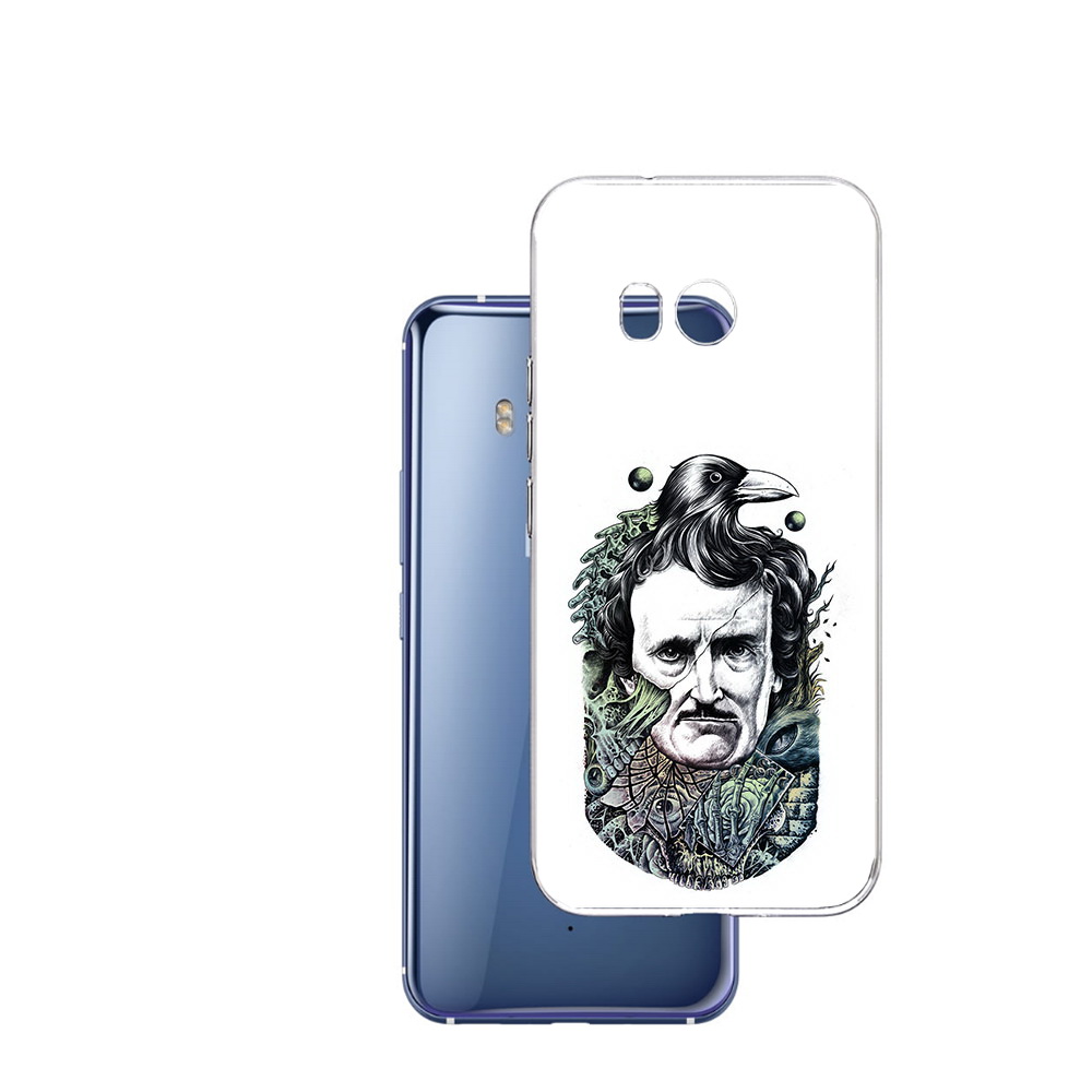 

Чехол MyPads Tocco для HTC U11 Эдгар Аллан с вороном, Прозрачный, Tocco