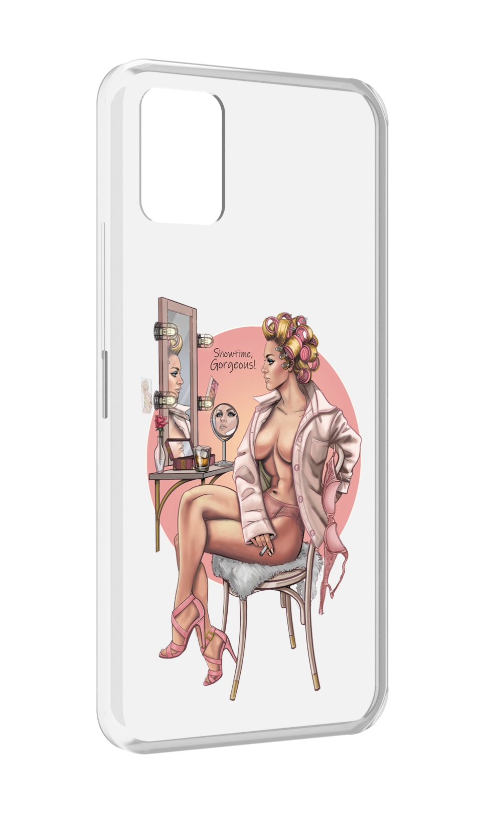 

Чехол MyPads красивая-девушка-с-зеркалом женский для Umidigi Power 5, Прозрачный, Tocco