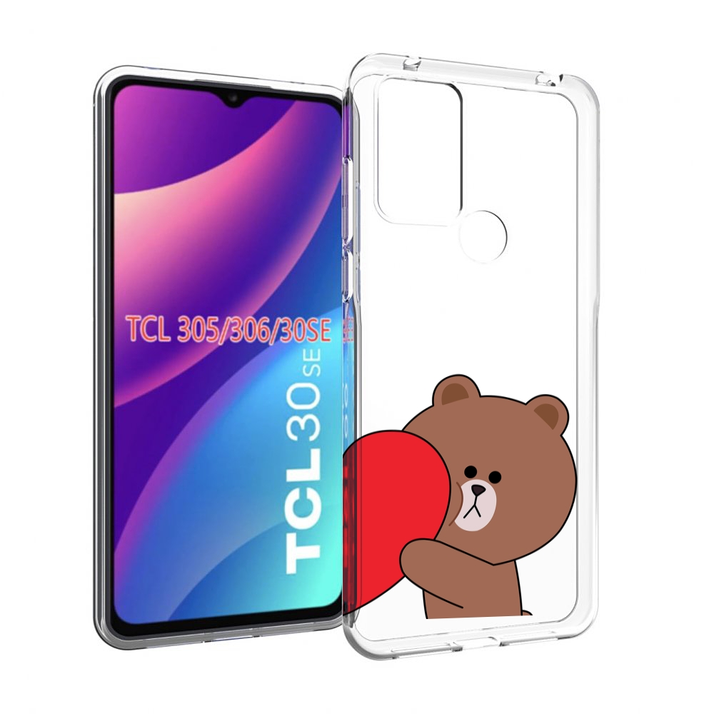 

Чехол MyPads медвежонок детский для TCL 30SE/305/306/30E, Tocco