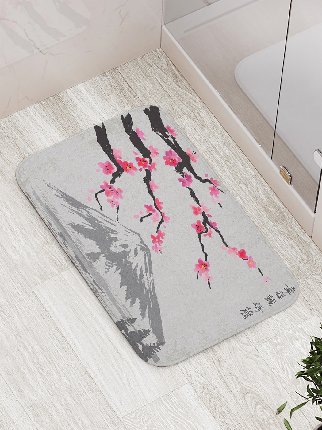 

Коврик противоскользящий для ванной, сауны, бассейна, 77х52 см bath_72447 JoyArty