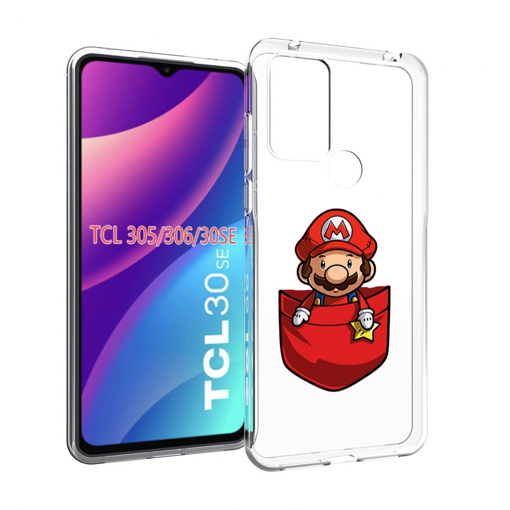 

Чехол MyPads марио в кармашке детский для TCL 30SE/305/306/30E, Tocco