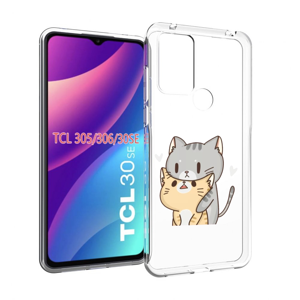 

Чехол MyPads любящие-коты для TCL 30SE/305/306/30E, Tocco