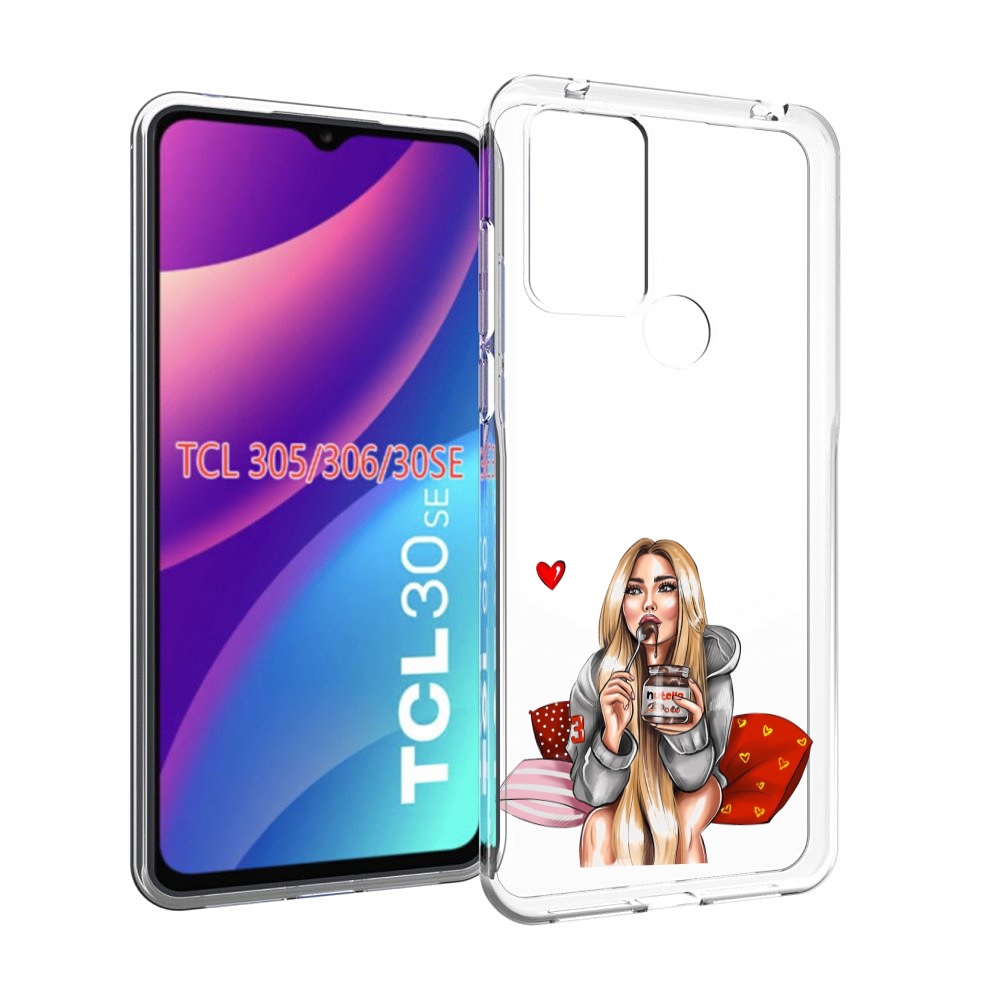 

Чехол MyPads любительница-нутеллы женский для TCL 30SE / TCL 305 / TCL 306 / TCL 30E, Tocco
