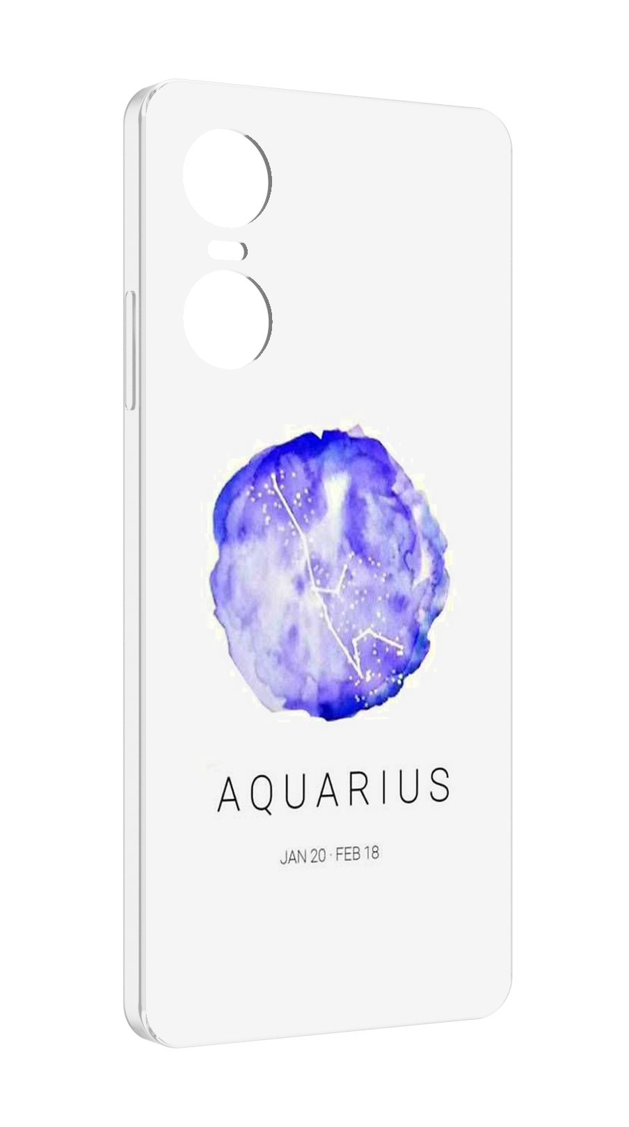 

Чехол MyPads знак зодиака водолеи 5 для Tecno Pop 6 Pro, Прозрачный, Tocco