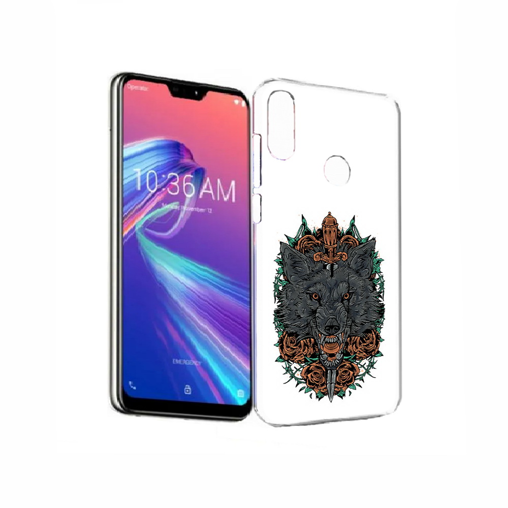 Чехол MyPads Tocco для Asus ZenFone Max Pro (M2) (ZB631KL) красивый злой волк