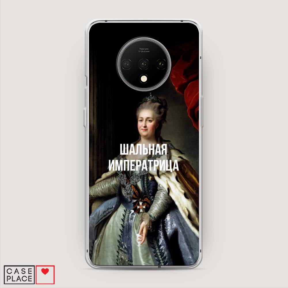 

Чехол Awog на OnePlus 7T / ВанПлас 7T "Шальная императрица", Синий;красный;белый, 150950-6