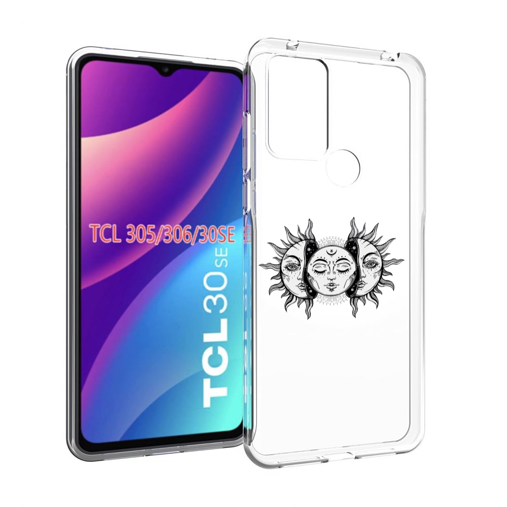 

Чехол MyPads луна-в-солнце для TCL 30SE / TCL 305 / TCL 306 / TCL 30E, Tocco