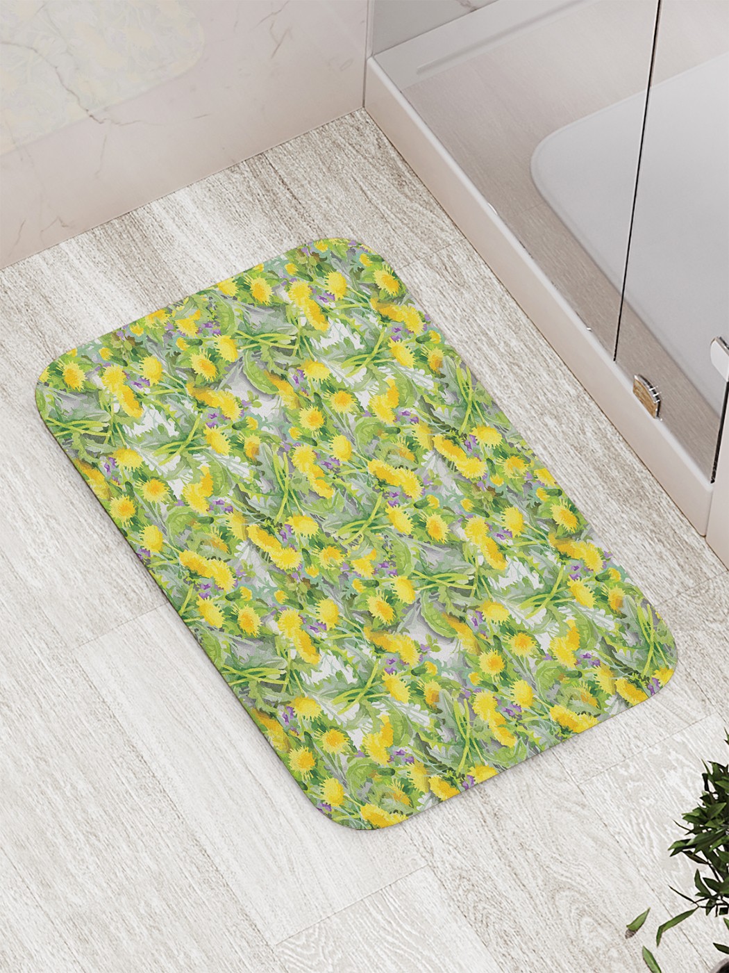 

Коврик противоскользящий для ванной, сауны, бассейна, 77х52 см bath_72299 JoyArty