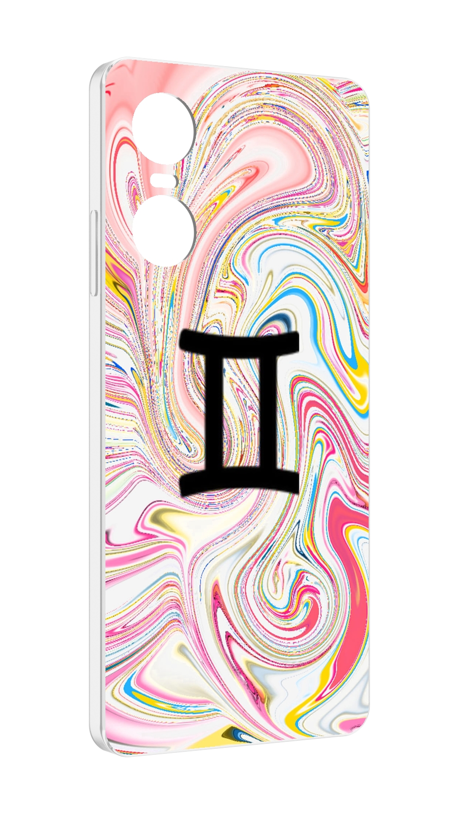 

Чехол MyPads знак зодиака близнецы 2 для Tecno Pop 6 Pro, Прозрачный, Tocco