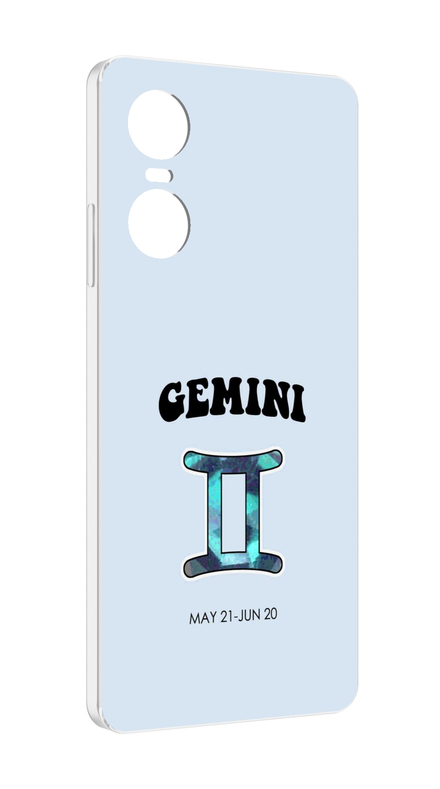 

Чехол MyPads знак зодиака близнецы 1 для Tecno Pop 6 Pro, Прозрачный, Tocco