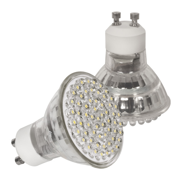 фото Лампочка gu10 светодиодная kanlux led60 3w cw 6500k