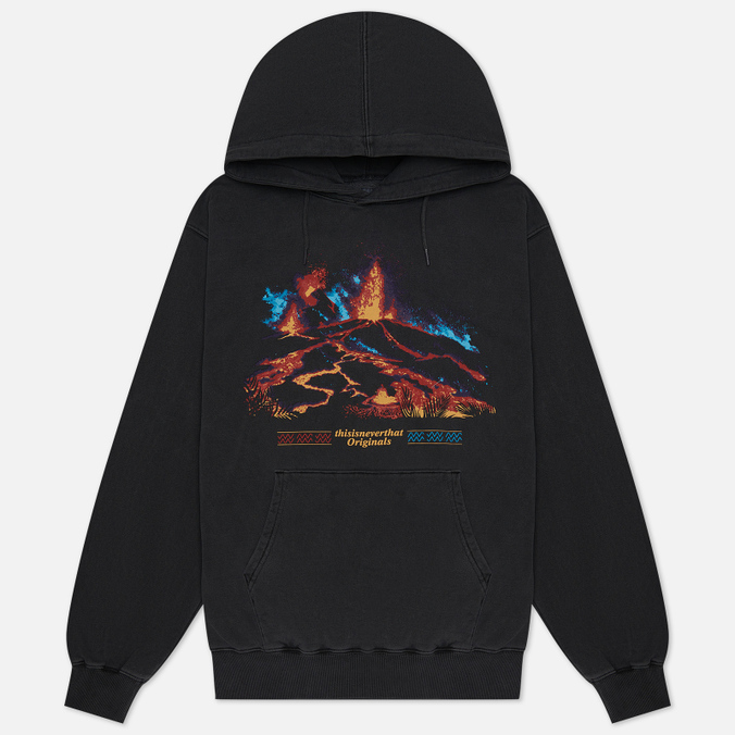 

Худи мужское thisisneverthat Volcano Hoodie серое S, Volcano Hoodie