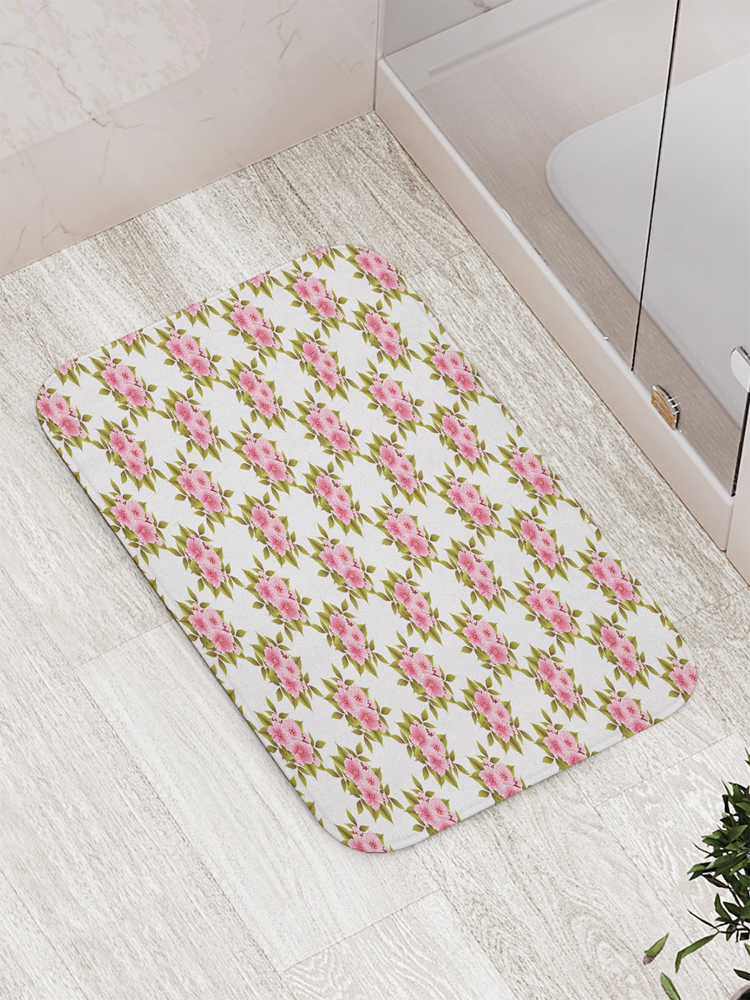 

Коврик противоскользящий для ванной, сауны, бассейна, 77х52 см bath_72274 JoyArty