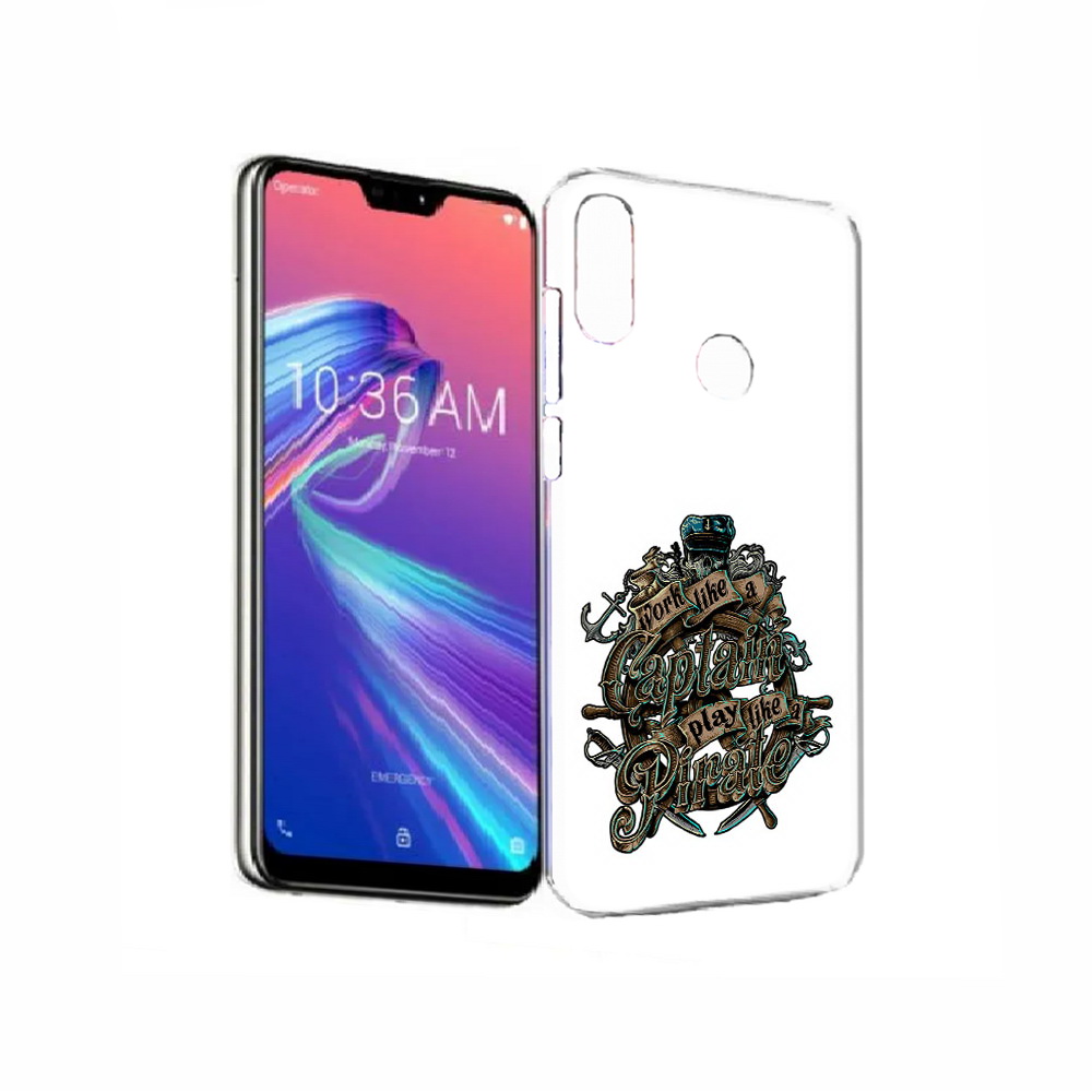 

Чехол MyPads Tocco для Asus ZenFone Max Pro (M2) (ZB631KL) капитан пиратов, Прозрачный, Tocco