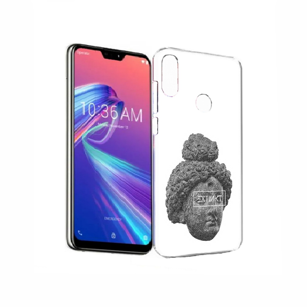 Чехол MyPads Tocco для Asus ZenFone Max Pro (M2) (ZB631KL) каменное лицо девушки