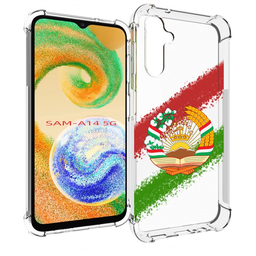 

Чехол MyPads герб флаг Таджикистана для Samsung Galaxy A14 5G, Прозрачный, Tocco