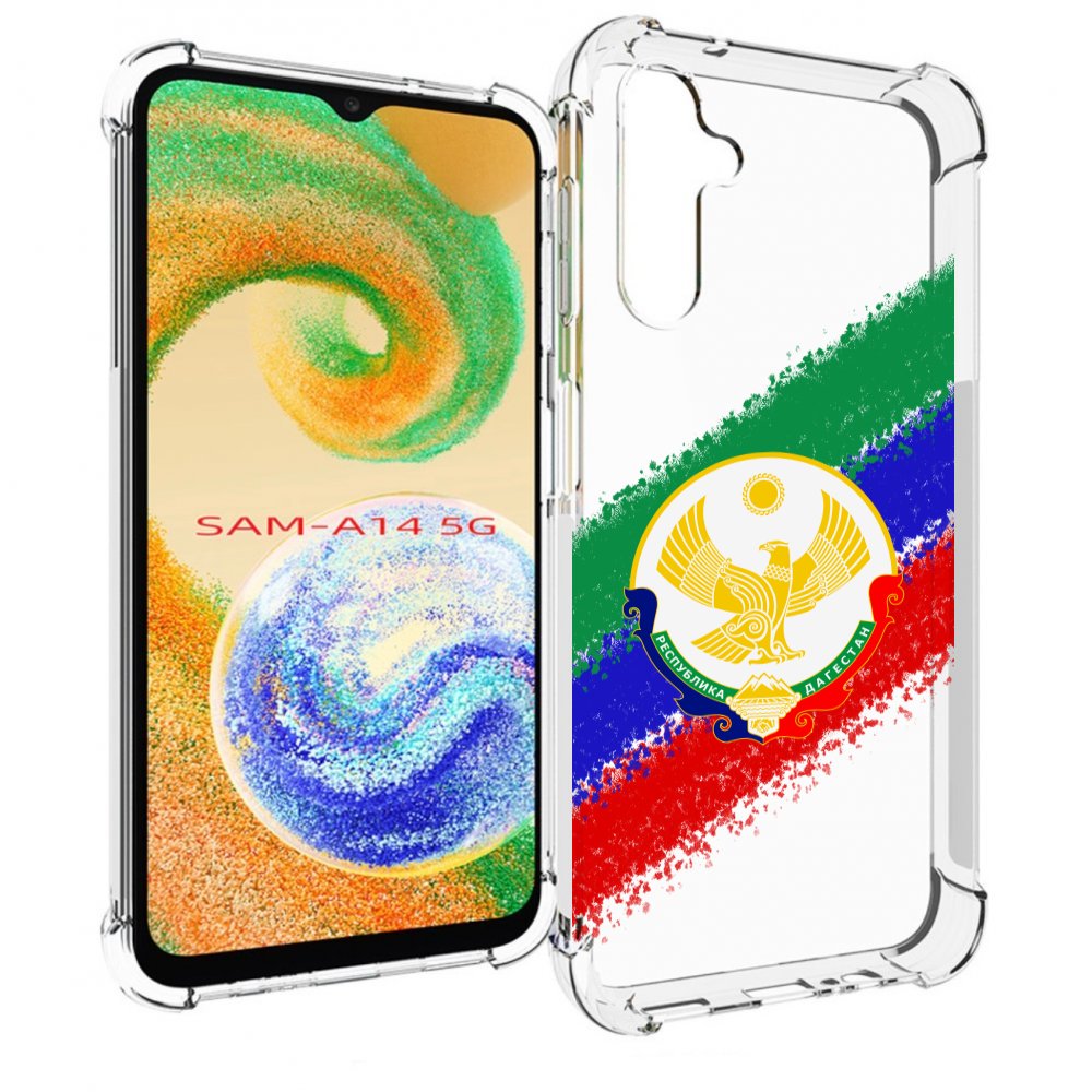 

Чехол MyPads герб флаг Дагестана для Samsung Galaxy A14 5G, Прозрачный, Tocco