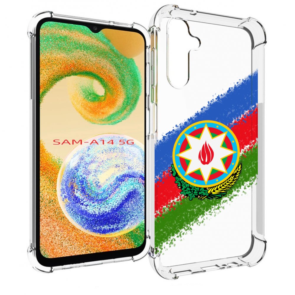 

Чехол MyPads герб флаг Азербайджана для Samsung Galaxy A14 5G, Прозрачный, Tocco