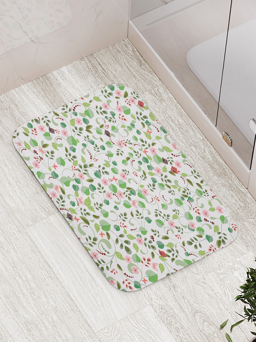 

Коврик противоскользящий для ванной, сауны, бассейна, 77х52 см bath_72262 JoyArty