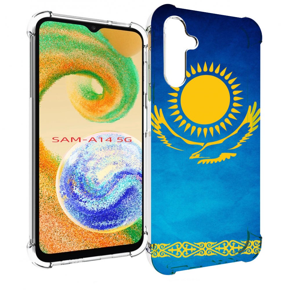 

Чехол MyPads герб и флаг казахстана для Samsung Galaxy A14 5G, Прозрачный, Tocco