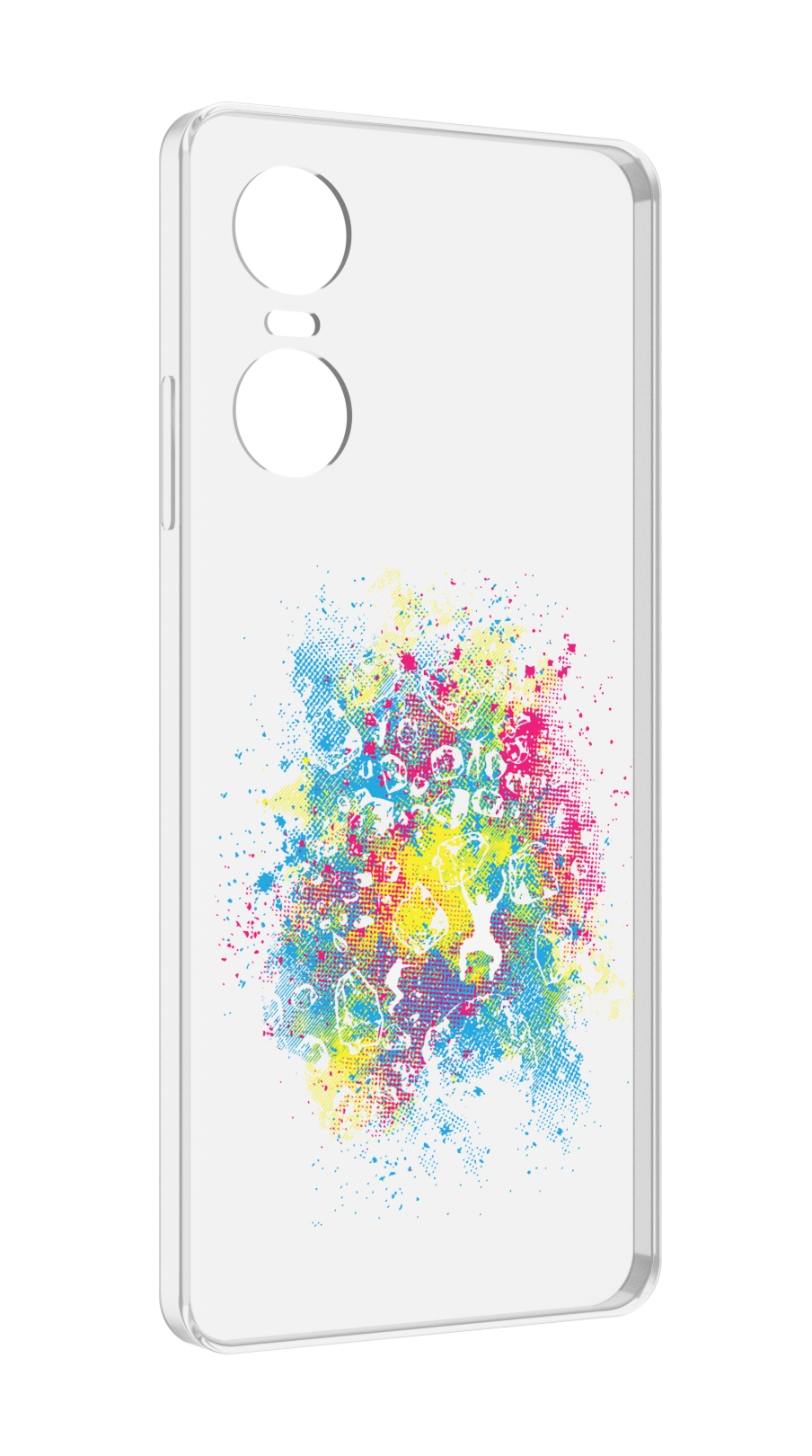 

Чехол MyPads акварель абстракция для Tecno Pop 6 Pro, Прозрачный, Tocco