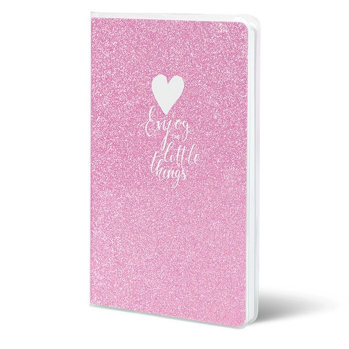 

Записная книжка "Sparkle", формат B6, 80 листов LOREX, цвет розовый