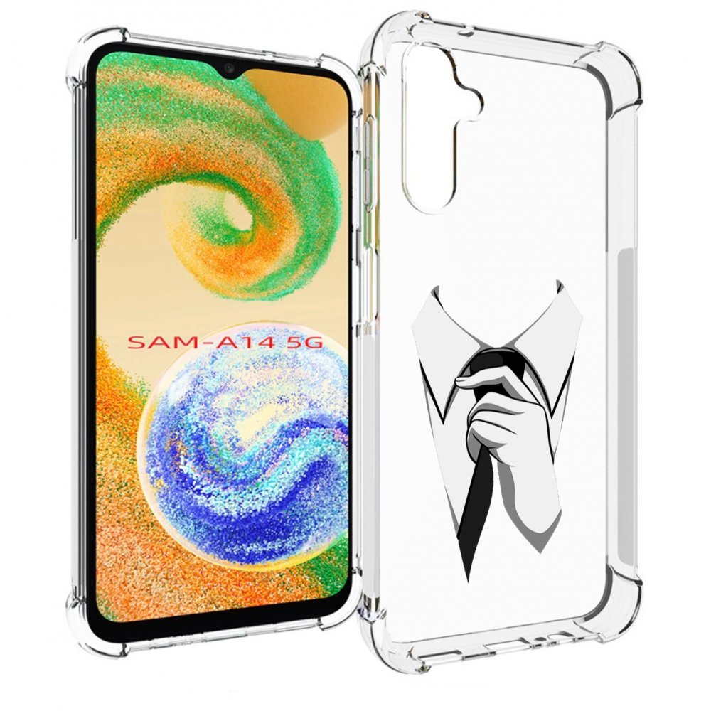 Чехол MyPads галстук для Samsung Galaxy A14 5G