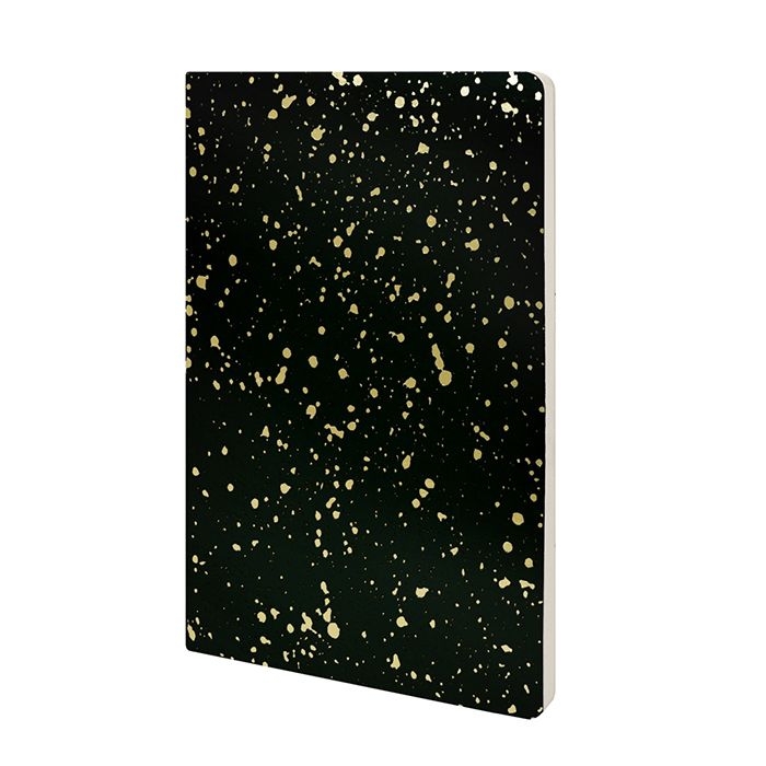 

Блокнот Golden Rush Stylish Collection, черный, формат А5, 96 листов