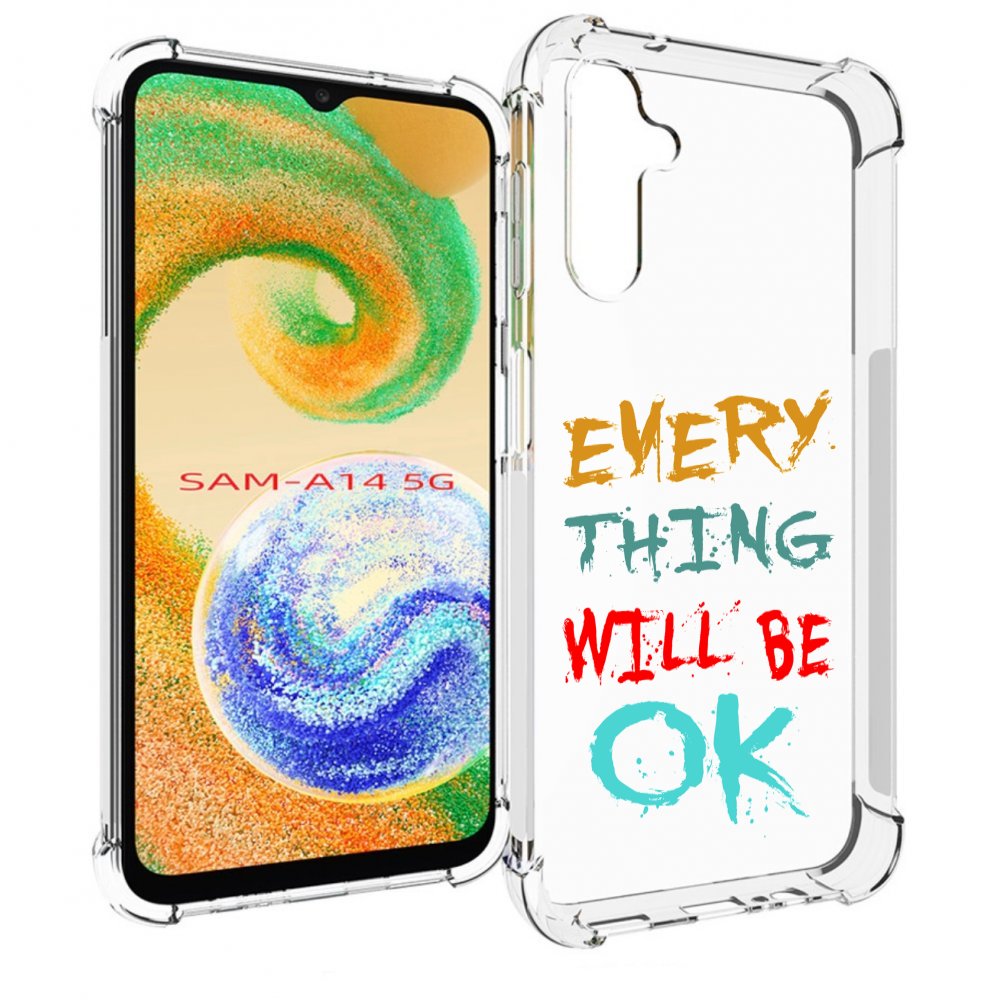 

Чехол MyPads все-будет-хорошо для Samsung Galaxy A14 5G, Прозрачный, Tocco