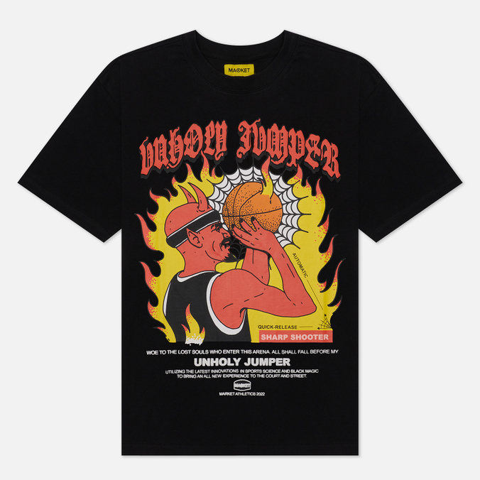 

Футболка мужская MARKET Unholy Jumper черная XL, Unholy Jumper