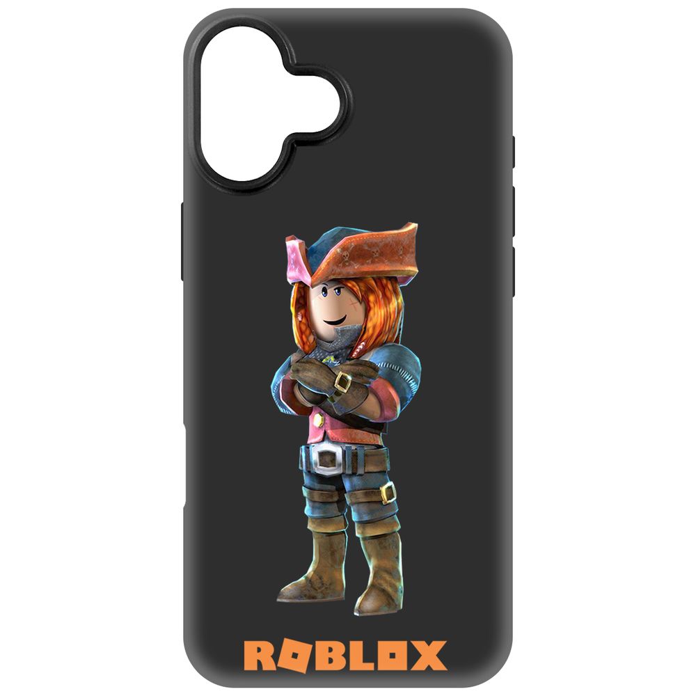 

Чехол-накладка Krutoff Soft Case Roblox-Эзебель для iPhone 16 Plus черный