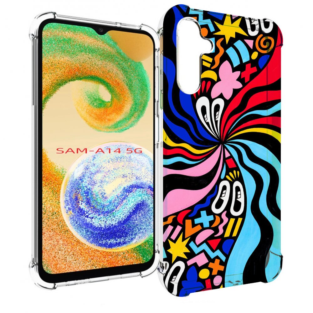 

Чехол MyPads волнистая-абстракция для Samsung Galaxy A14 5G, Прозрачный, Tocco