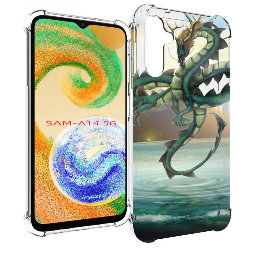 

Чехол MyPads водяной-дракон для Samsung Galaxy A14 5G, Прозрачный, Tocco