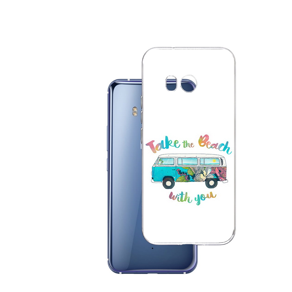 

Чехол MyPads Tocco для HTC U11 Хиппи автобус, Прозрачный, Tocco