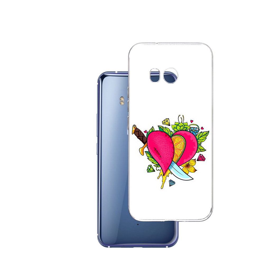 

Чехол MyPads Tocco для HTC U11 Фруктовое сердце, Прозрачный, Tocco