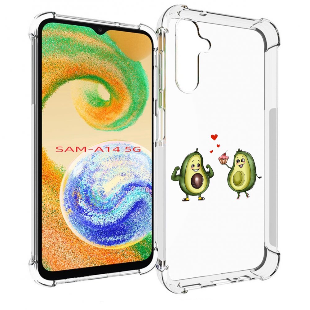 

Чехол MyPads влюбленные-авокадо для Samsung Galaxy A14 5G, Прозрачный, Tocco