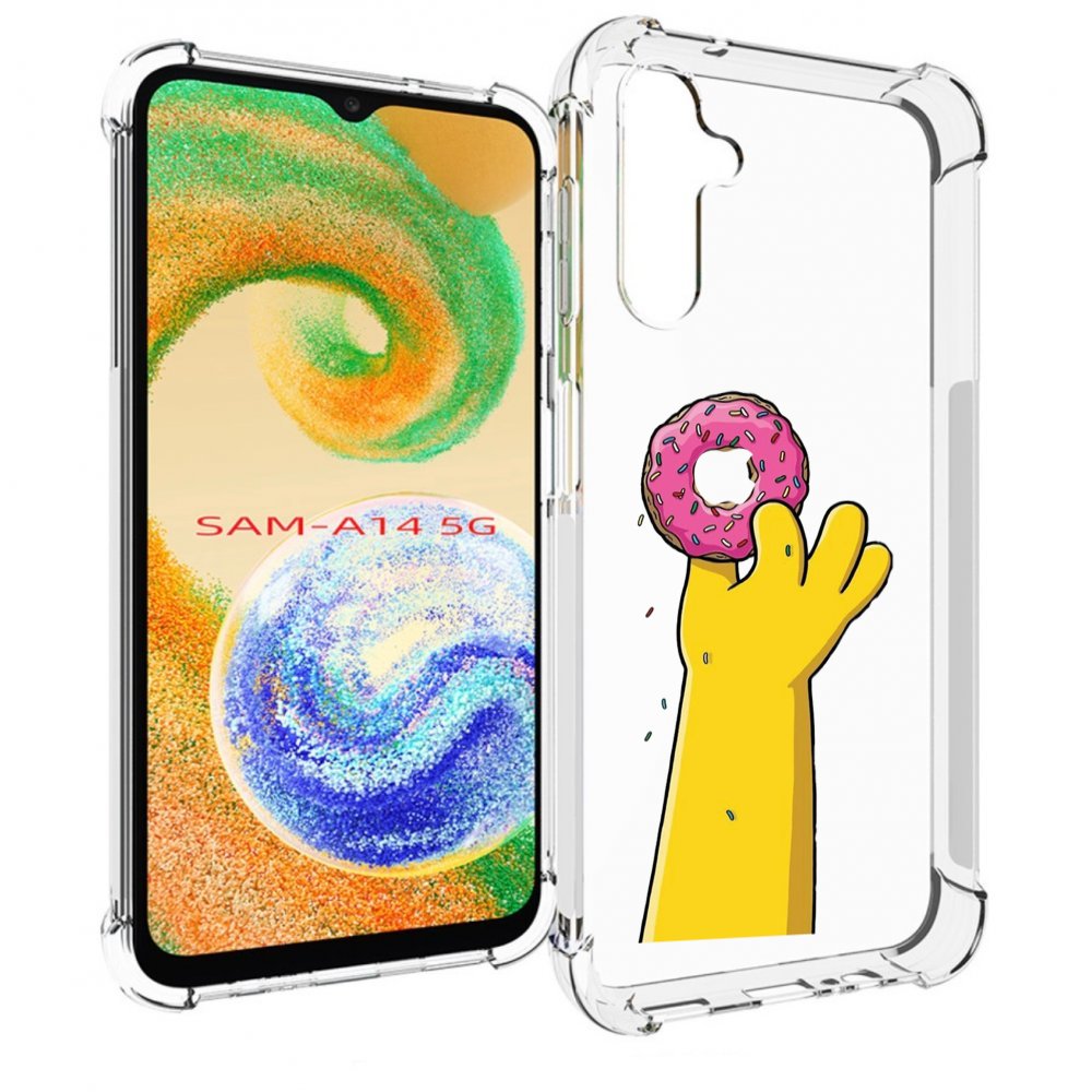 

Чехол MyPads вкусный-пончик для Samsung Galaxy A14 5G, Прозрачный, Tocco