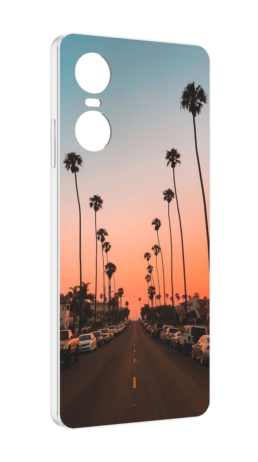 

Чехол MyPads дорога-с-закатом для Tecno Pop 6 Pro, Прозрачный, Tocco