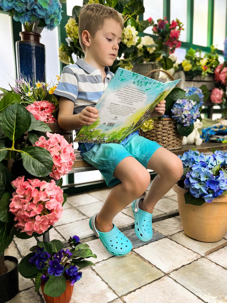 

Сабо Lucky Land детские, 3750 B-S-EVA, голубые, размер 34, Голубой, 3750 B-S-EVA