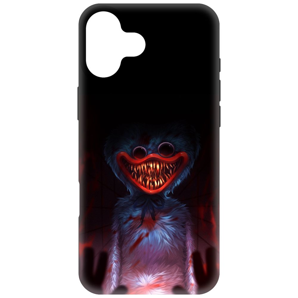 

Чехол-накладка Krutoff Soft Case Атака Хаги Ваги для iPhone 16 Plus черный