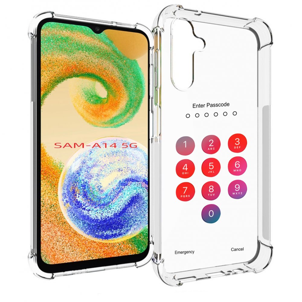 

Чехол MyPads введите-пароль для Samsung Galaxy A14 5G, Прозрачный, Tocco