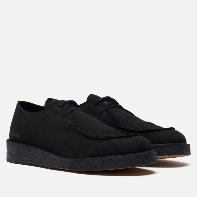 

Полуботинки унисекс Oswen Ewaldi Low Vegan Microsuede черные 43 EU, Ewaldi Low Vegan Microsuede